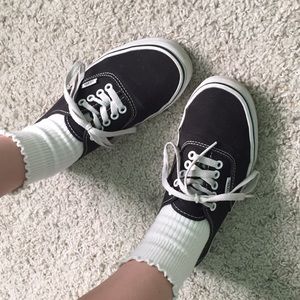 Black Vans shoes! :]